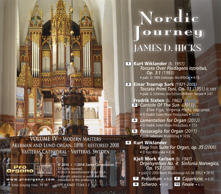 Nordic Journey - Volume IV - Modern Masters - back
